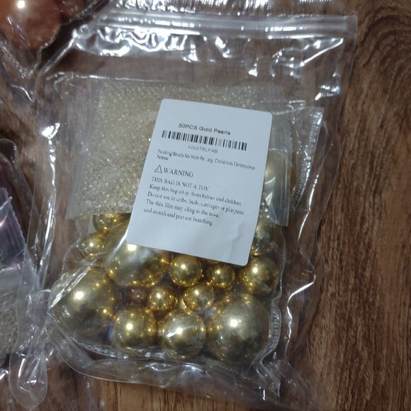 Lot Of 5 DIY Floating Pearl Bead Sets. TSM18 - Picture 3 of 9